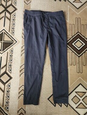 Tahari Men's Gray Drawstring Joggers